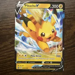 PIKACHU V 2023 POKEMON SWORD & SHIELD BLACK STAR PROMO HOLO #SWSH285 Q1652 - Image 1