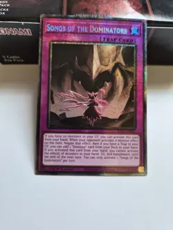 Yugioh Rarity 5 - Songs of the Dominators (Starlight Rare) - RA05-EN081 - Image 1