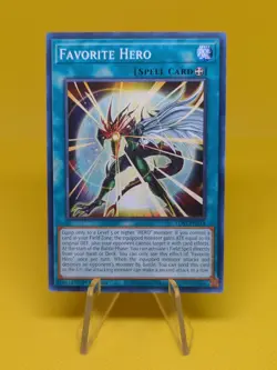 Yugioh - Favorite Hero (LDS3-EN114) - Common 1st Edition - Image 1