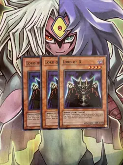 SDK-E038 x3 Lord of D. Super Rare Excellent Condition Yugioh - Image 1
