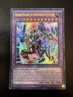 Imperion Magnum the Superconductive Battlebot SDMY-EN041 Ultra 1st Ed NM Yugioh - Image 1