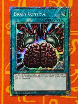 YUGIOH BRAIN CONTROL PLATINUM SECRET RARE NM RA03-EN154 - Image 1