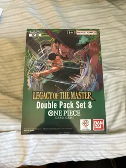 One Piece OP12 Double Packs Set 8 - Legacy of The Master Sealed Display Case ENG - Image 1