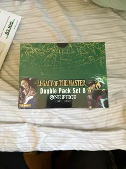 One Piece OP12 Double Packs Set 8 - Legacy of The Master Sealed Display Case ENG - Image 2