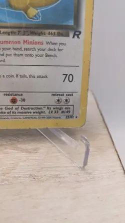 Vintage Pokemon TCG WOTC Dark Dragonite #22/82 Non-Holo Team Rocket 2000 HP/DMG - Image 3