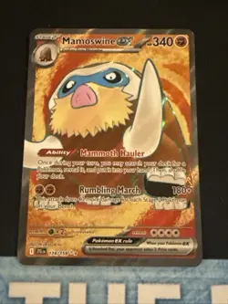 Pokemon TCG SV09: Journey Together Mamoswine ex #174/159 Ultra Rare NM - Image 1