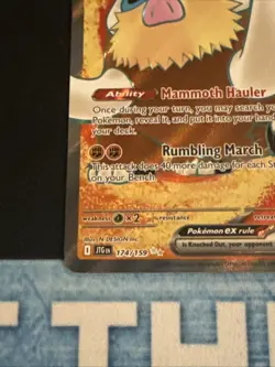 Pokemon TCG SV09: Journey Together Mamoswine ex #174/159 Ultra Rare NM - Image 2
