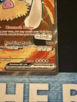 Pokemon TCG SV09: Journey Together Mamoswine ex #174/159 Ultra Rare NM - Image 3