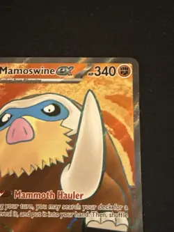 Pokemon TCG SV09: Journey Together Mamoswine ex #174/159 Ultra Rare NM - Image 4