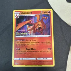 Charizard (Prerelease) Holo Pokemon Sword & Shield Black Star Promo #SWSH066 - Image 1