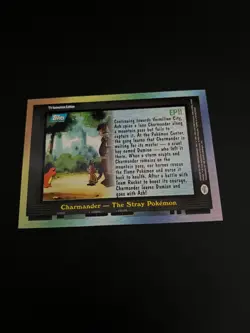Pokemon Topps EP11 Charmander The Stray Pokemon Blue Logo Vintage Pokemon TCG - Image 3