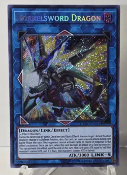Borrelsword Dragon CYHO-EN034 Secret Rare Unlimited Edition Yugioh TCG NM/M - Image 1
