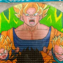 Dragon Ball Z Trunks Vegeta PP Card Part 19 Rare 800000 Power Trading - Image 3