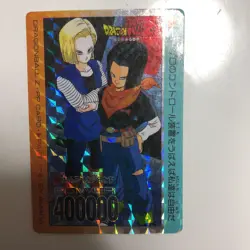 Dragon Ball Z Trading Card Amada Holo Card Thick Paper Condition - Image 1