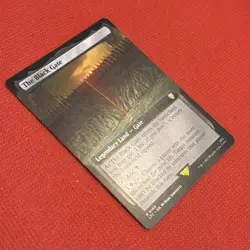 MTG “The Black Gate” Extended Art Lord of the Rings Reg Rare #160 **Ships Free** - Image 2