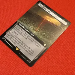 MTG “The Black Gate” Extended Art Lord of the Rings Reg Rare #160 **Ships Free** - Image 3