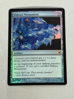 MTG FOIL Eldrazi Monument Zendikar Magic the Gathering - Image 1