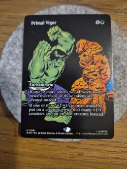 1x Primal Vigor (Borderless) Mythic Marvel Super Heroes 0081 NM x1 - Image 1