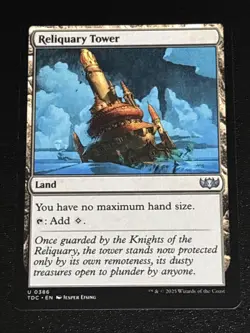 MTG Commander: Tarkir: Dragonstorm Reliquary Tower 0386 - Image 1