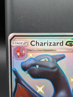 Pokemon Charizard GX SV49/SV94 Hidden Fates Shiny Vault Full Art Holo Rare - Image 5