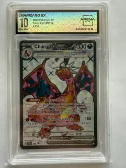 2023 Pokemon S&V Charizard EX 56 Prem. Coll. Full Art Promo 10 - Image 1