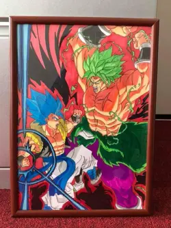 Dragon Ball Broly BR Trading Card Gogeta vs Broly Holo Individual Card - Image 1