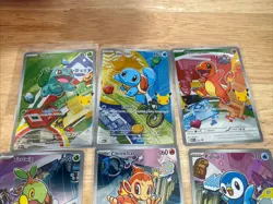 Pokemon TCG First Partner Illustration Collection Kanto Series 1 Full Set of 9 - Image 3
