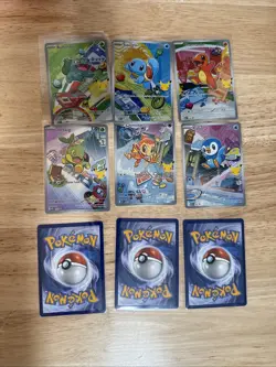 Pokemon TCG First Partner Illustration Collection Kanto Series 1 Full Set of 9 - Image 5