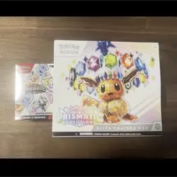 Pokemon TCG Prismatic Evolutions Elite Trainer Box ETB and booster bundle - Image 1