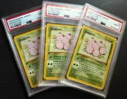 1999 Pokemon Jungle Exeggcute 1st Edition #52 PSA 8 NM-MT - Image 1