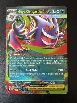 Pokemon TCG Mega Gengar EX 073 Black Star Promo Mega Moonlit Tin NM - Image 1