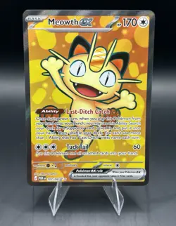 Pokemon TCG Perfect Order - Meowth EX 107/088 Ultra Rare Holo EN - Image 1