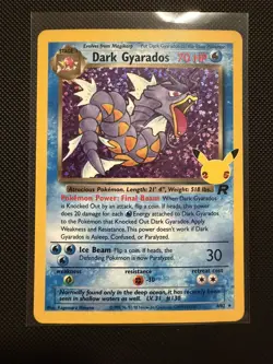 Dark Gyarados 82/82 Celebrations: Classic Collection Pokemon NM - Image 1