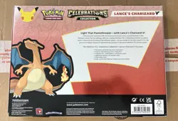 Pokemon TCG Celebrations Collection Box - Lance's Charizard V New Sealed 820650809392 - Image 2
