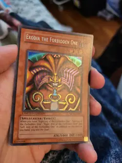Yugioh Exodia the Forbidden One MC1-EN001 Limited Secret Rare - Image 2