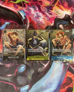 One piece mini tin promo vol 2 Set Of 3 Op-13 ENGLISH Luffy, Sabo, Ace - Image 1