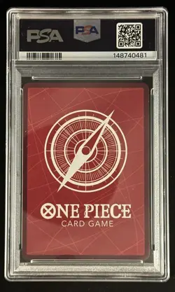 One Piece ENG Sabo OP13-004 Alt Art Foil Leader PSA 10 - Image 2