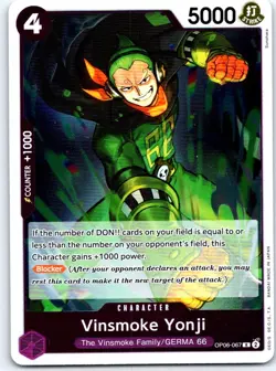 Vinsmoke Yonji (067) OP06-067 Rare Wings of the Captain One Piece Foil NM - Image 1