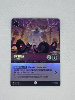 Disney Lorcana TCG Fabled Ursula Sea Witch Epic Rare Foil - Image 1