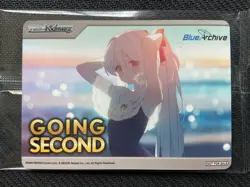 Weiss Schwarz Blue Archive English GOING SECOND Box Topper Promo Card NEW SEALED - Image 3
