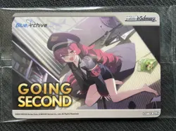 Weiss Schwarz Blue Archive English GOING SECOND Box Topper Promo Card NEW SEALED - Image 4