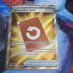 Special Red Card 113/086 Pokemon Chaos Rising Holo Full Art English - Image 1