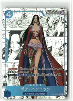 BOA HANCOCK ONE PIECE Holographic CUSTOM FAN Art Collectible Card - Image 1