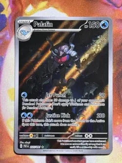 Paladin 225/091 - Paldean Fates Illustration Rare Holo Pokemon Card TCG NM - Image 1