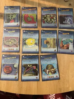 SpongeBob SquarePants Aquatic Amigos 1st Ed 100 Different Card Lot With Holos - Image 4