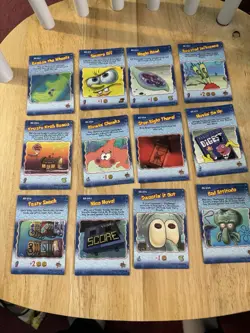 SpongeBob SquarePants Aquatic Amigos 1st Ed 100 Different Card Lot With Holos - Image 5