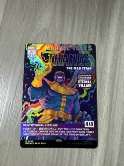 Thanos, the Mad Titan (Bordlerless) (0400) Foil Holo Mythic NM - Image 1