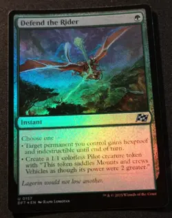Defend The Rider - Foil - DFT - MTG - EN - NM - 0157 - Image 1