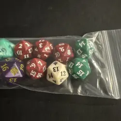 MTG Magic The Gathering Spin Down Life Counter Dice Lot - 13 Assorted Spin Down - Image 3