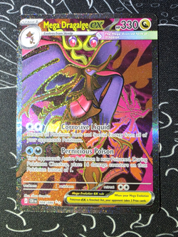 Mega Dragalge ex 104/086 Ultra Rare Holo Pokemon Me04: Chaos Rising - Image 1